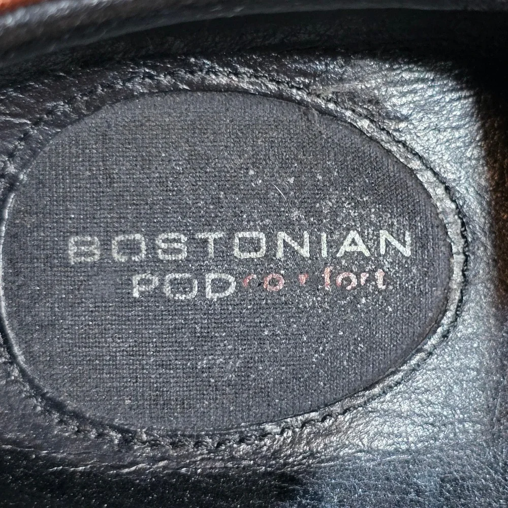 Bostonian PODO Comfort Brown Leather Split Toe Oxford Dress Shoes Men's‎ 9.5 M